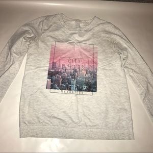 Beige nyc sweatshirt